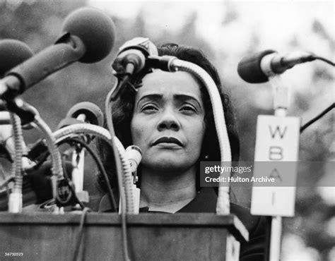 american civil rights campaigner and widow of dr martin luther king news photo getty images