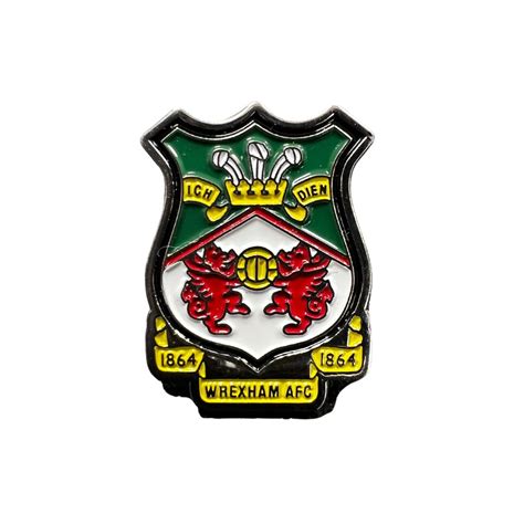 Crest Pin Badge Wrexham Afc Club Shop