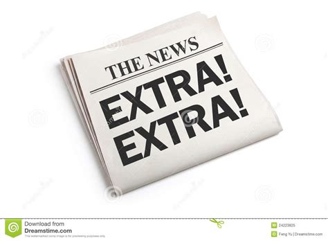 news-extra-stock-image-image-of-media,-message,-isolated-24223825