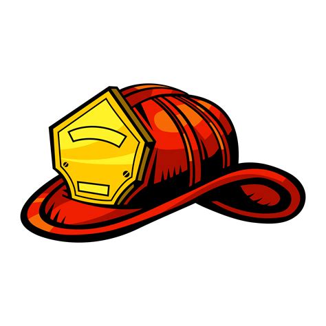 Firefighter Helmet Shield Clip Art