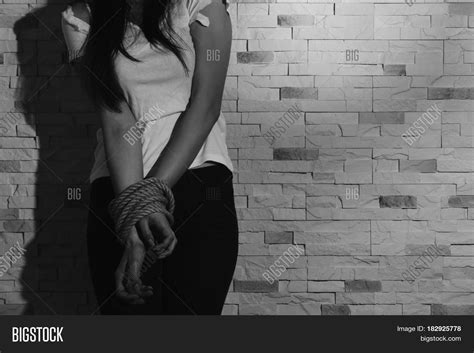woman tied hands on image and photo free trial bigstock