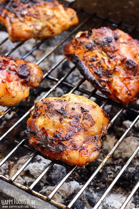 Preheat grill to medium high heat and lightly oil the grates.remove the chicken from the marinade, letting the excess drip off. Honey Lemon Grilled Chicken Recipe - Happy Foods Tube