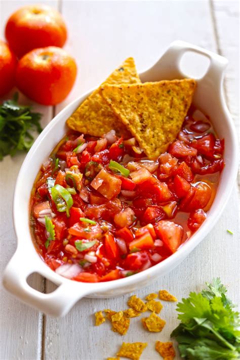 Tomato Salsa Chunky Salsa Recipe Fun Food Frolic