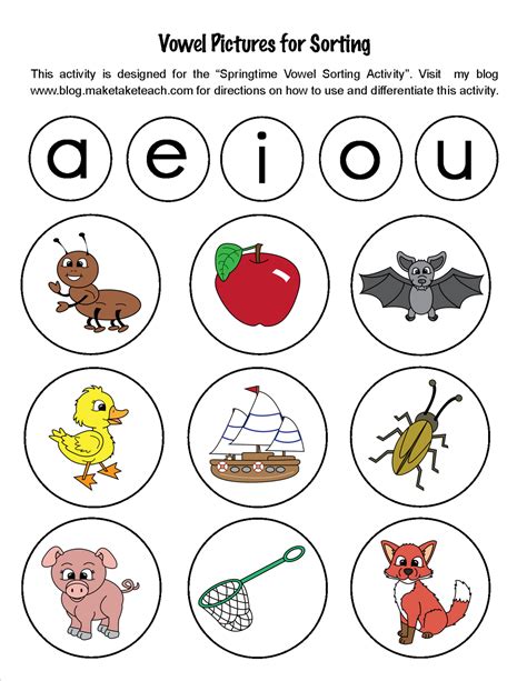 There are two main classes of sounds traditionally distinguished in any language — consonants and vowels. Sorting Short Vowels - Classroom Freebies