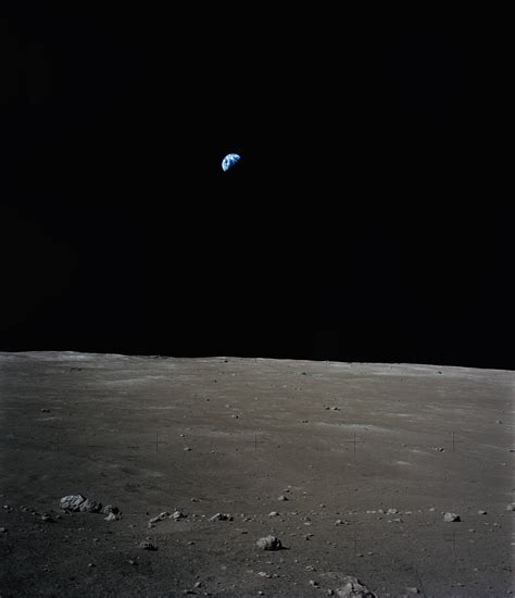 Earth Photographed From The Surface Of The Moon By Apollo 17 Astronaut Jack Schmitt Ift