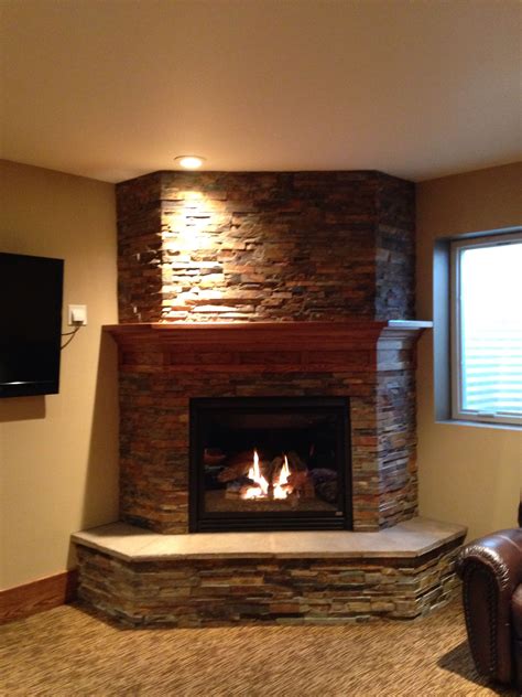 Basement Fireplace Like The Idea Of The 3 Sides To Give It A Bulkier