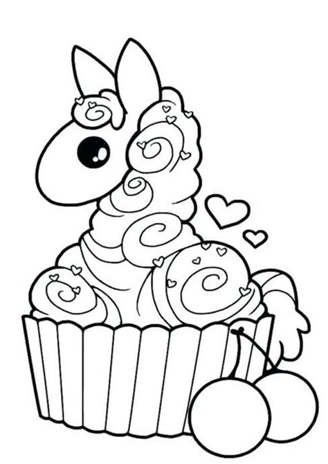 Free & Easy To Print Cupcake Coloring Pages - Tulamama