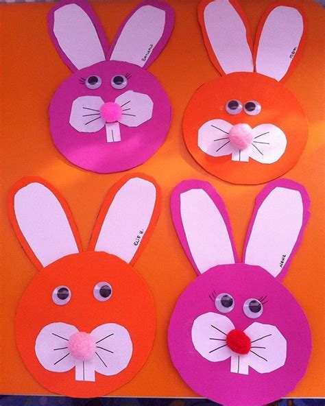 Rabbit Craft For Preschool Archives Image Easy Crafts For Kids