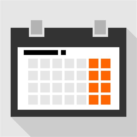 Vector For Free Use Flat Calendar