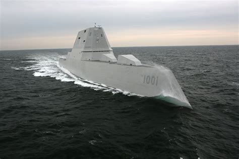 Us Navy Takes Ownership Of Its Second Stealth Destroyer