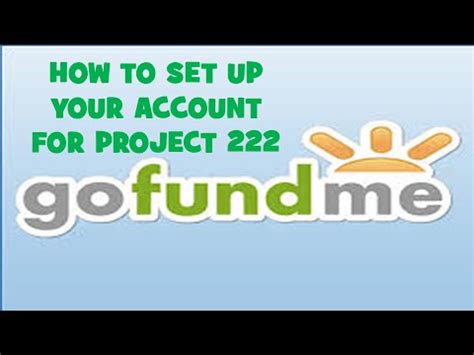 That means you don't need to have a fancy or complicated site. How To Set Up A GoFundMe Account - YouTube