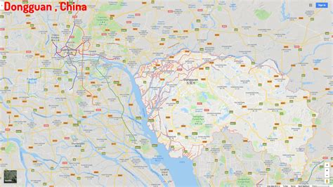 Dongguan Map And Dongguan Satellite Image