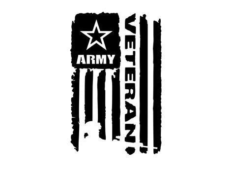 Us Army Veteran Distressed Flag With Soldier Car Decal Truck Etsy