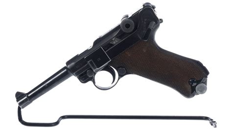World War Ii German Mauser 42 Code 1939 Dated Luger Pistol Rock