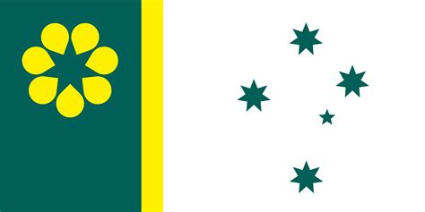 Golden Wattle Flag Exploration Australian Flag Proposal Gold With