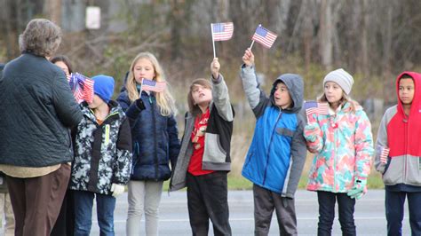 Students Honor Veterans With Drive Through Parade