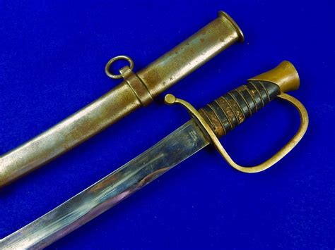 Vintage Aged Replica Of Antique Us Civil War Artillery Ames Sword Swor