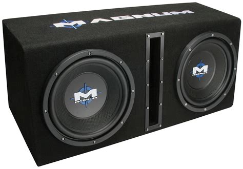 Mb210sp Dual 10 Subwoofer Enclosure And Amplifier Party Pack Mtx