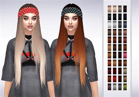 Frost Sims 4 Leahlillith`s Karin Hair Retextured Sims 4 Sims Sims