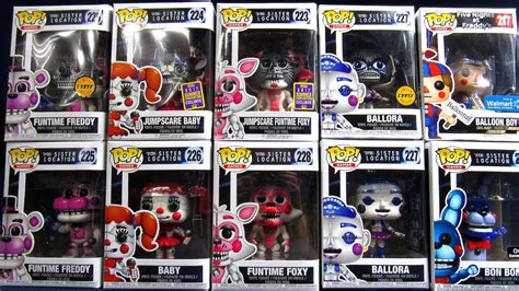 Five Nights At Freddys Sister Location Funko Pops And Chase Unboxing