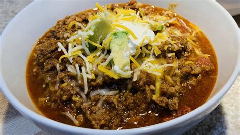 Beanless Chili Recipe With Beef And Pork FFLL