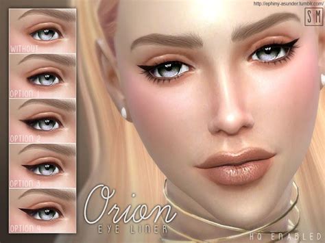 The Best Eye Liner By Screaming Mustard Sims 4 Cc Eyes Sims Sims 4