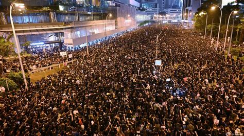 Hong Kong Protest Leaders Say 2 Million Take Part In Rally Dw 0616