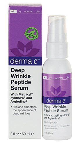 Researchers report that this firming serum also improves skin hydration and tone. derma e Deep Wrinkle Peptide Serum with Matrixyl and ...