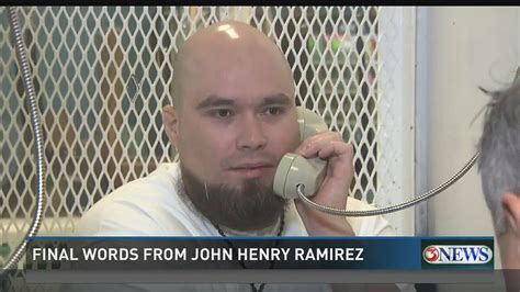 John Henry Ramirez Talks Before Execution Date