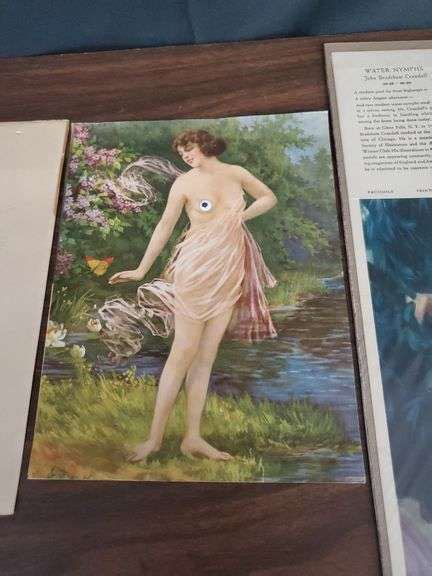 Elysian Fields Water Nymphs Pin Up Girls Baer Auctioneers