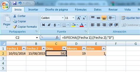 Cómo Restar Dos Fechas En Excel Fechas Excel