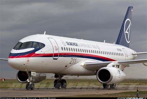 Sukhoi Ssj 100 95b Superjet 100 Rrj 95b Sukhoi Aviation Photo