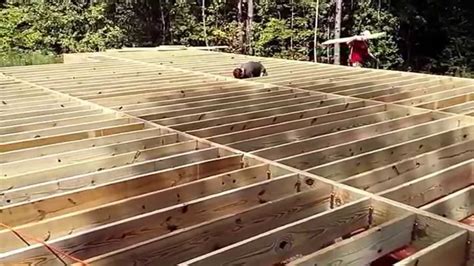 Truss floor factory supplier truss steel floor decking decorative metal plates high quality. Floor Joist - Cabin In The Woods - YouTube