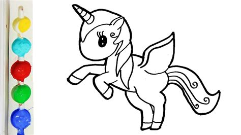 Menggambar Dan Mewarnai Kuda Poni Untuk Anak My Little Pony Drawing