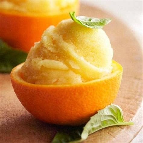 25 Sorbet Recipes That Will Make You Want To Give Up Ice Cream Sorbet Recipes Orange Dessert