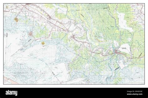Morgan City Louisiana Map 1983 1100000 United States Of America By