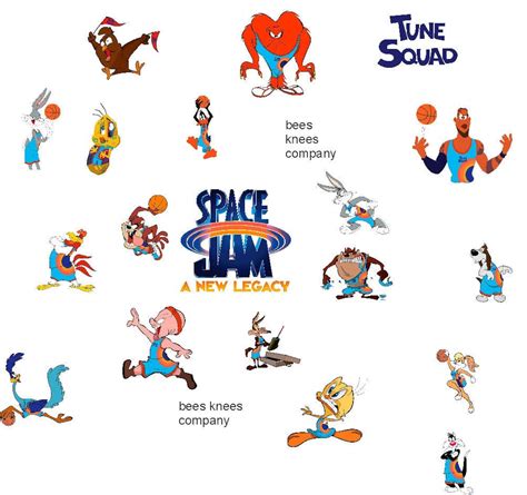Space Jam 2 Tune Squad Eps Png Pdf Svg Clipart Instant Etsy