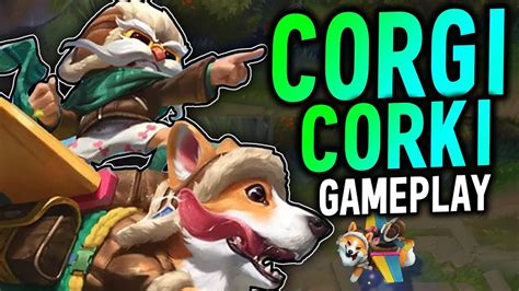 New Corgi Corki Is The Cutest Skin Of All Time Corgi Corki Gameplay