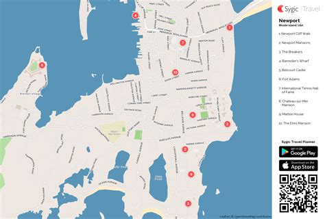Newport Printable Tourist Map Sygic Travel