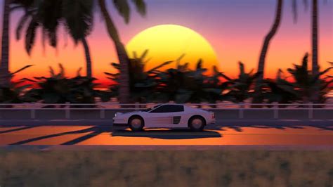 Sunset Drive 4k Wallpaper Engine 1080pfhr Youtube