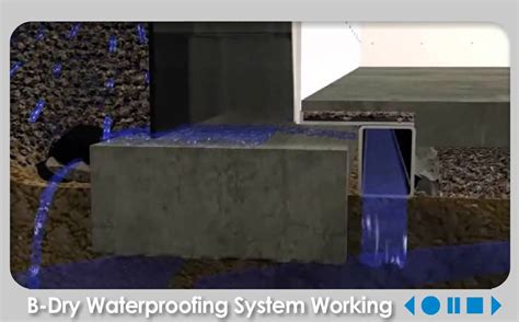 Even if the material was originally waterproof, applying a. B-Dry Waterproofing In Action - YouTube