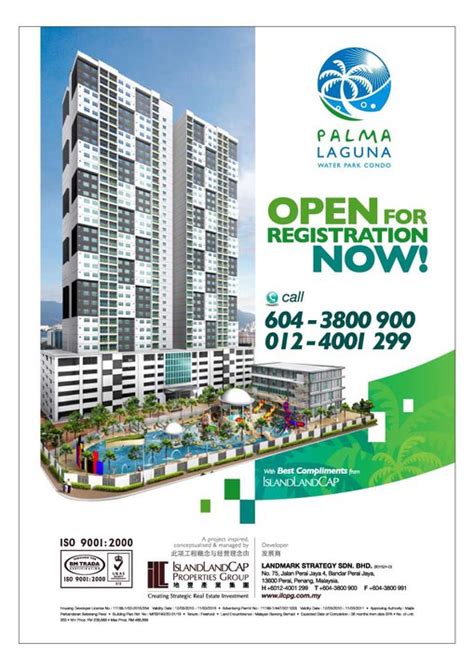 Recreational zones where yard furniture is located; Palma Laguna Water Park Condo | Penang Property Talk