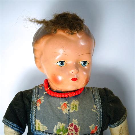 Vintage Dutch Doll Composition Doll Antique Doll Souvenir