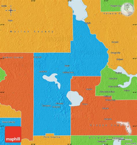 Political Map Of Lake County