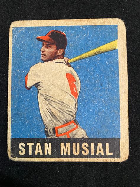 Lot G Vg 1948 Leaf Stan Musial Rookie 4 Baseball Card Hof