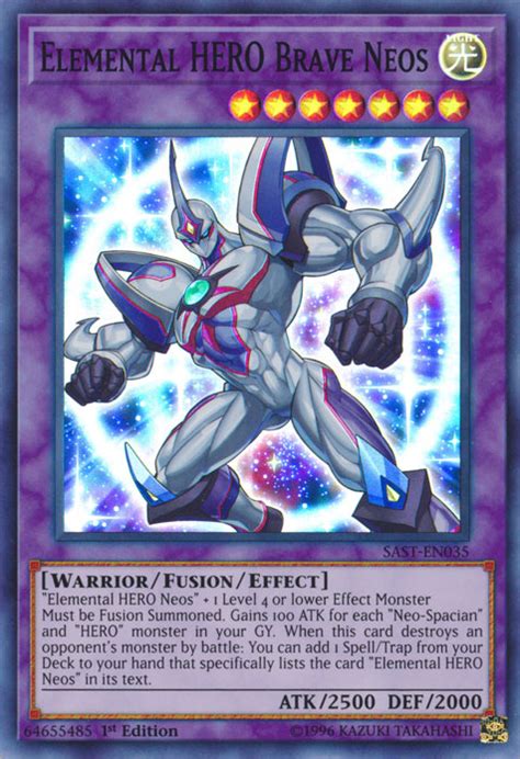 Maybe you would like to learn more about one of these? Elemental HERO Brave Neos - Yugipedia - Yu-Gi-Oh! wiki
