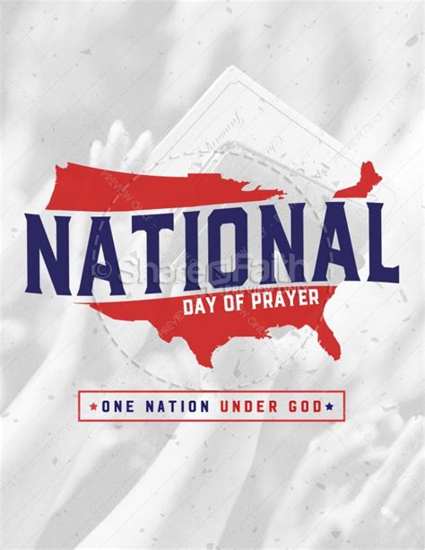 American National Day Of Prayer Flyer Template Clover Media