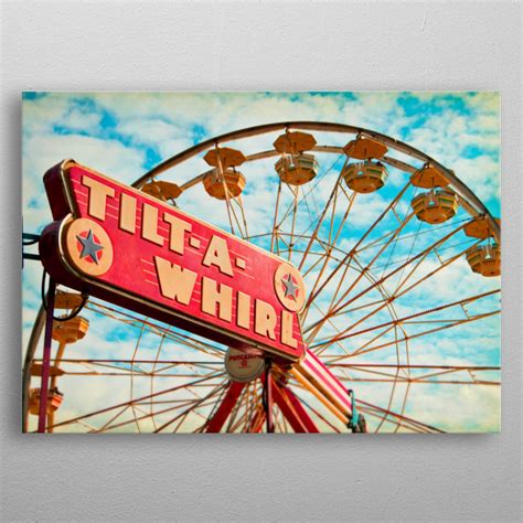 Tilt A Whirl Vintage Posters Poster Print Metal Posters