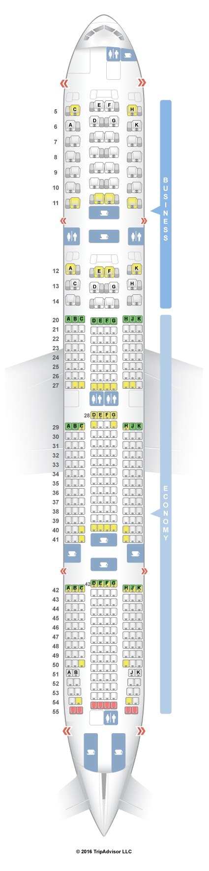 Seatguru Seat Map Etihad Boeing 777 300er 77w Two Class V2 Seatguru