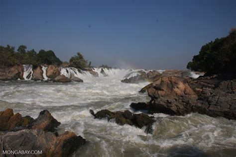 Khone Falls At 10 Kilometers Wide Said To Be The Largest Waterfall In
